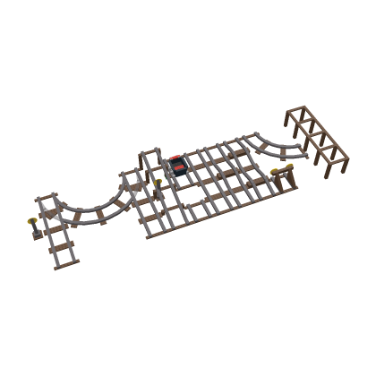 Cart Ride Track Pack Train Rides Ramp Kit Switch