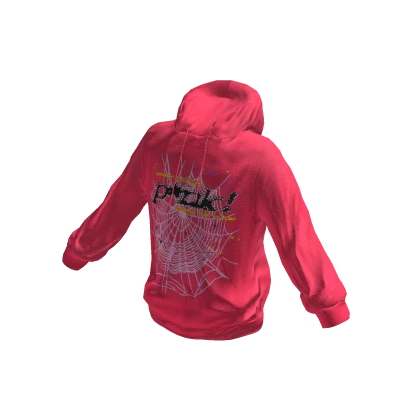Spider Worldwide PUNK Web Pink Hoodie | Roblox Item - Rolimon's