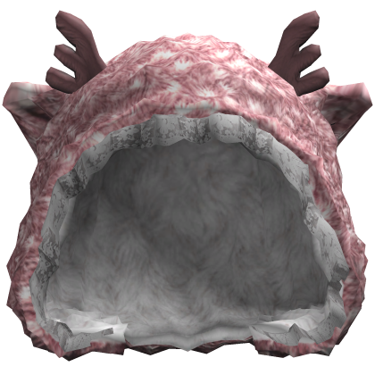 pink christmas cute lil reindeer hood ♡