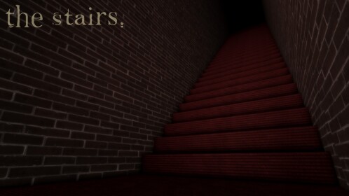 the stairs.