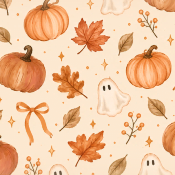 Pumpkins Background Halloween Cute Autumn Fall