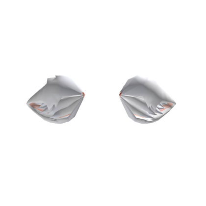 ♡﹒ kitty's droopy cat ears - white
