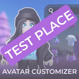 Avatar Customizer but it's the test place icon