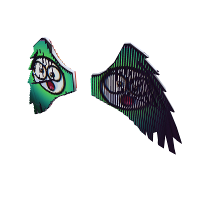 Glitchy Emoji Wings