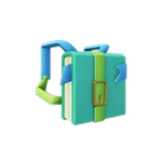 Nerba's Literal Book Bag Backpack
