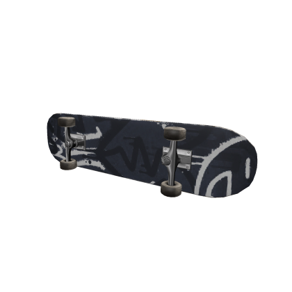 Side Held Blue Skateboard thumbnail