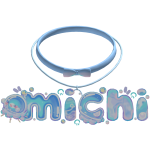 michi blue choker