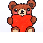 Brown fuzzy bears