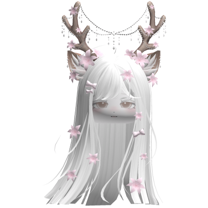 Ethereal Christmas Fairy Fawn Hair w/ Antlers