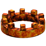 10-Block Fiery Lit Crown🔥