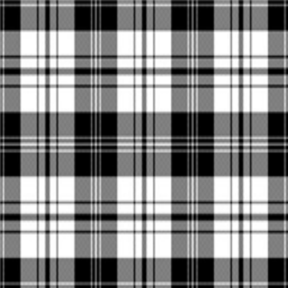 White plaid Roblox decal