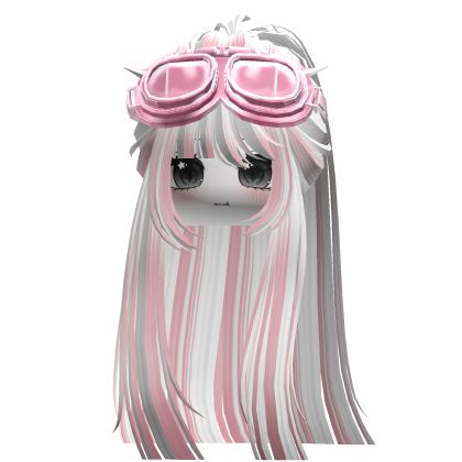 Messy Cat Straight Wolfcut White&Pink