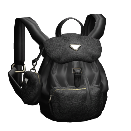 2000s Vintage Luxury Designer Backpack (Black) Roblox item
