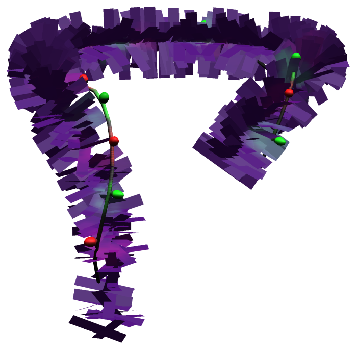 purple christmas scarf
