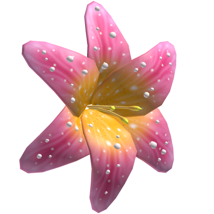 Summer Rhinestone Lily Flower Hair Clip Roblox item