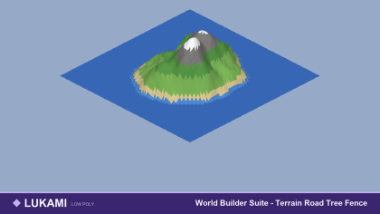 World Builder Suite - Terrain Road Tree Fence preview 1