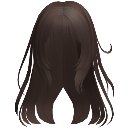 brown wispy loose angelic anime hair