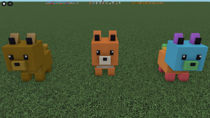 Menagerie - 30 Voxel Pet Pack + Golden/Rainbow preview 1