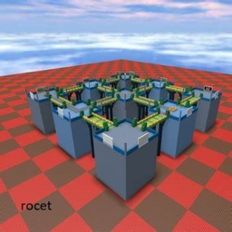 old roblox rocet areana