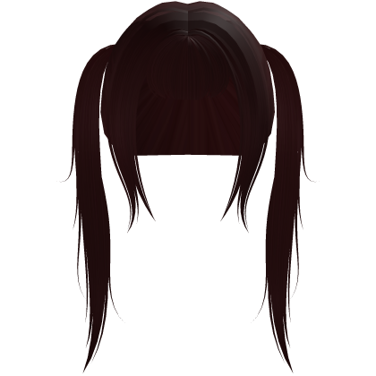 🖤ノ gothic vampire emo wispy pigtails red Roblox item