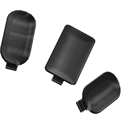 Chunky Hair Clip Set In Black Roblox item