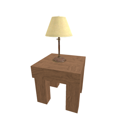 Nightstand w/ Lamp