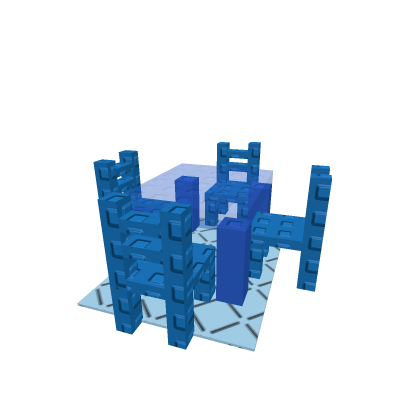 Old Roblox Blue Dining Table Studs