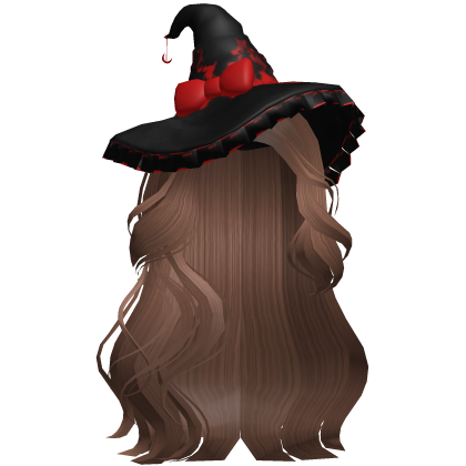 Halloween Side Swept Witch Hair (Brown)