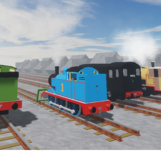 Blue train and friends plunge into acid cement