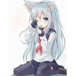 No Aim Half A Brain Full Weeb