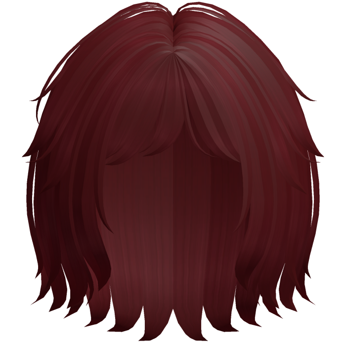 Soft Messy Bob w/ Curtain Bangs (Red)