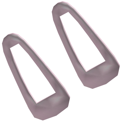 Cute hair clips baby pink   Roblox item
