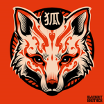 Kitsune Red Rising Sun
