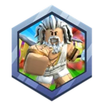 Defeat Zeus! Roblox badge thumbnail