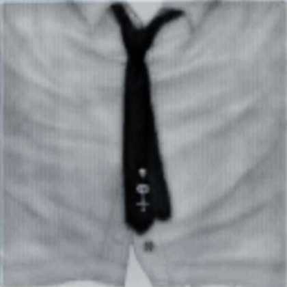 School Y2K Goth school shirt || Unbuttoned Roblox decal
