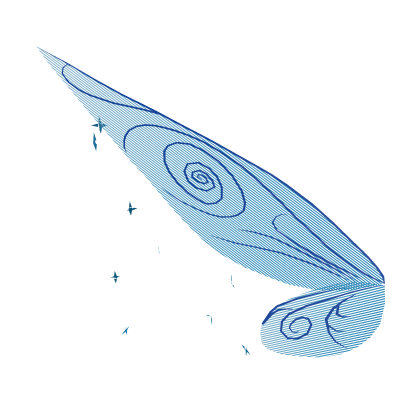 [fly animation] Blue 3 Tinkerbell Pixie Wings (L) Roblox item