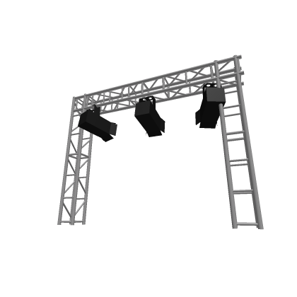 Truss with spotlight