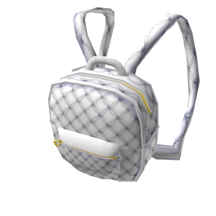 White luxury backpack hotsell