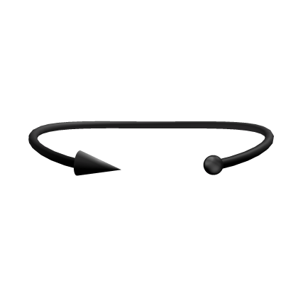 alt goth emo piercing necklace in black Roblox item