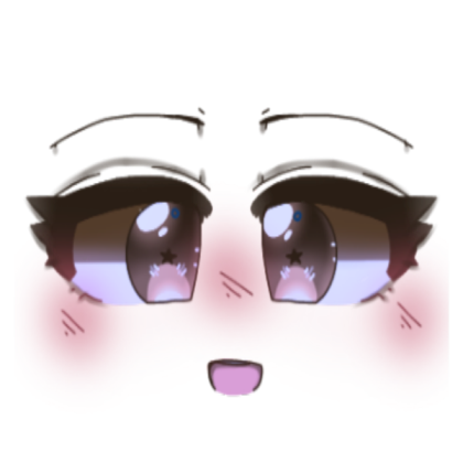 Anime Face | coffee girl [cold] Roblox decal