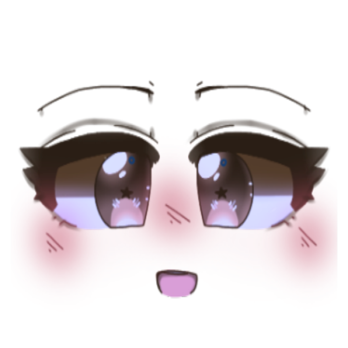 Anime Face | coffee girl [cold] Roblox decal