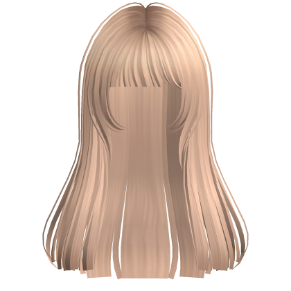 Long Straight Pretty Hime Cut Hair Blonde Roblox item