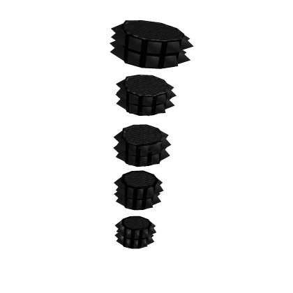 Right Leg Spikes | Black