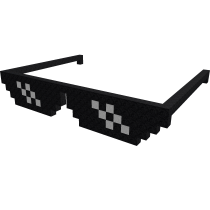 MLG Deal With It Meme Pixel Glasses