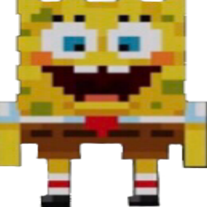 SpongeBob (Minecraft DLC) Roblox decal