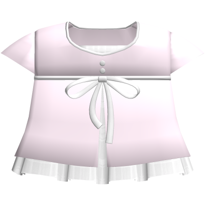 cute emo small dress in pink and white ♡