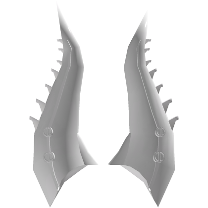 White Horns of Pwnage Recolor (Addon) Roblox item