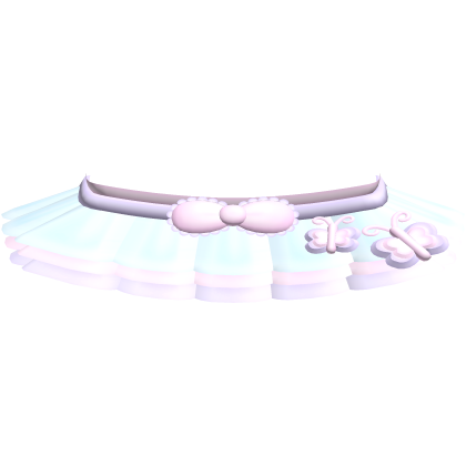 . ‿ ♡ magical pink blue butterfly skirt