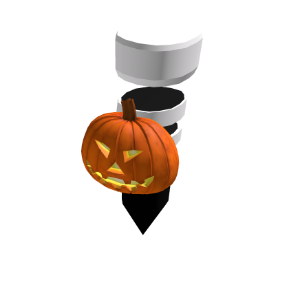 White Halloween Pumpkin Addon (For Korblox) thumbnail