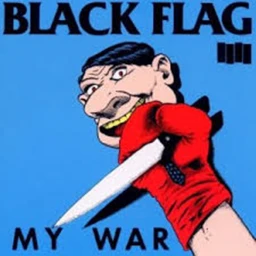 EMOTES WITH A ROCK SONG BLACKFLAG;MY WAR. icon
